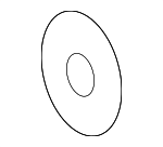 986396 - Suspension: Torsion Rod Washer for Volvo: 940, 960, S70, V70 Image