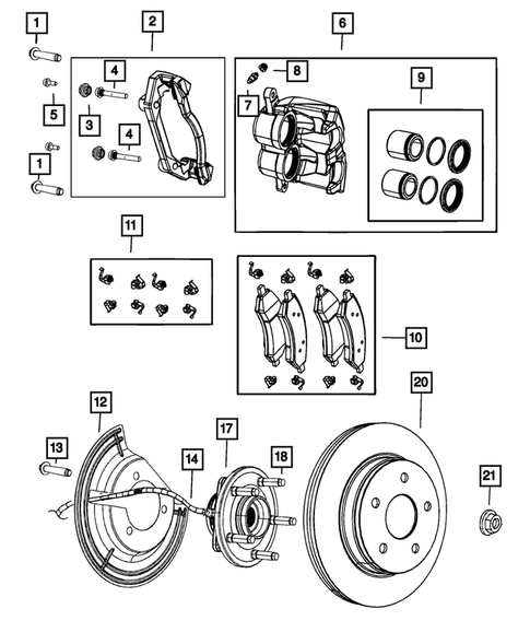 Front Brakes for 2019 Ram 1500 Classic #0