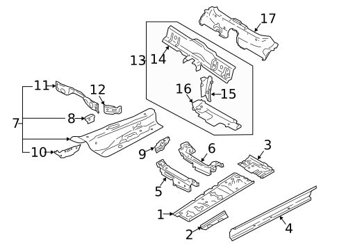 Floor & Rails for 2025 Audi A4 allroad #0
