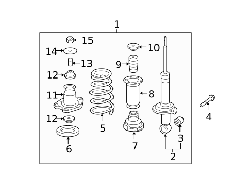 Struts & Components for 2010 Honda Ridgeline #0
