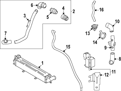 Intercooler for 2023 Kia Seltos #0