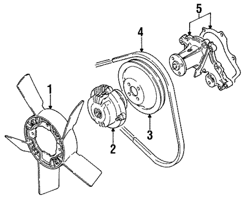 Cooling Fan for 1990 Suzuki Samurai #0