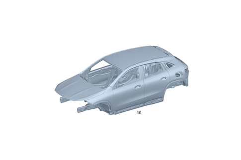 Body Shell for 2016 Mercedes-Benz GLA45 AMG #0