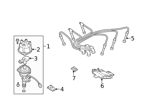 Distributor for 2002 Nissan Xterra #0