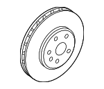 177905 - Brakes: ACDelcoâ„¢ Rotor for Cadillac: CTS, Seville, STS Image