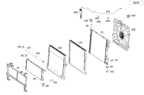 Cooler, Mount and Cover for 2018 Mercedes-Benz GLE550e #0