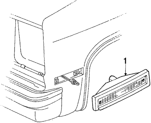 Side Marker Lamps for 1985 GMC Jimmy #0