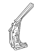 6110624903 - Body: Pillar Reinforced for Lexus: RC F, RC200t, RC300, RC350 Image