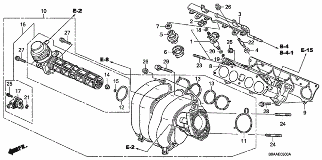Intake Manifold for 2006 Honda CR-V #0