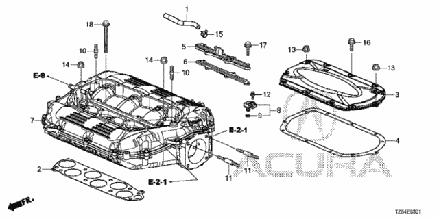 Intake Manifold (3.0L) for 2017 Acura MDX #0