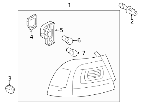 Bulbs - Chassis for 2012 Volkswagen Touareg #1
