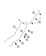 57009638AA - Fuel and Accelerator Pedal: 4 Way Clip for Mopar Image