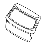 72800K2000 - Body: Lift Gate for Hyundai: Venue Image