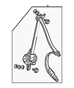4814SZNA00ZA - Electrical: Belt &amp; Retractor for Acura Image