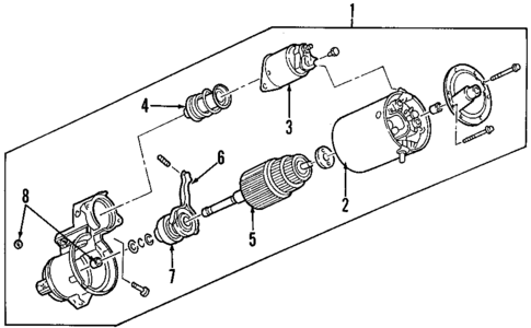Starter for 2001 Buick Park Avenue #1