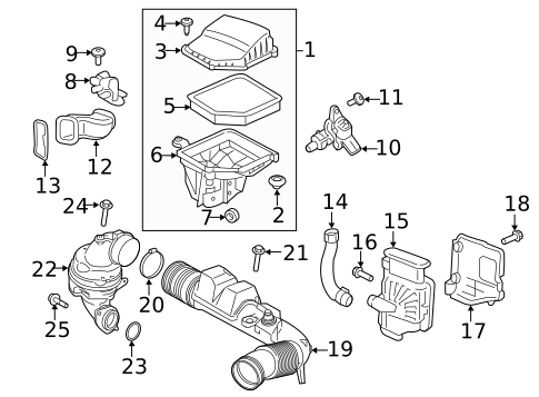 Air Intake for 2019 Volvo S90 #1