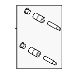 BDYS3369X - Brakes: Hardware Kit for Mazda: 3, CX-30 Image
