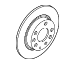 BDTS26251 - Brakes: Rotor for Mazda: 3, CX-30 Image