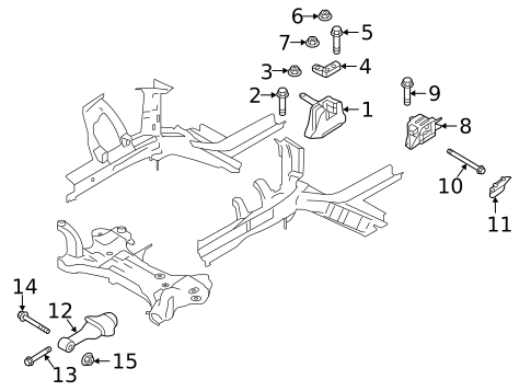 Engine & Trans Mounting for 2019 Hyundai Veloster #0