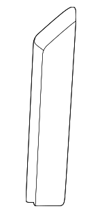 7575147020 - Body: Frame Molding for Toyota: Prius, Prius Prime Image