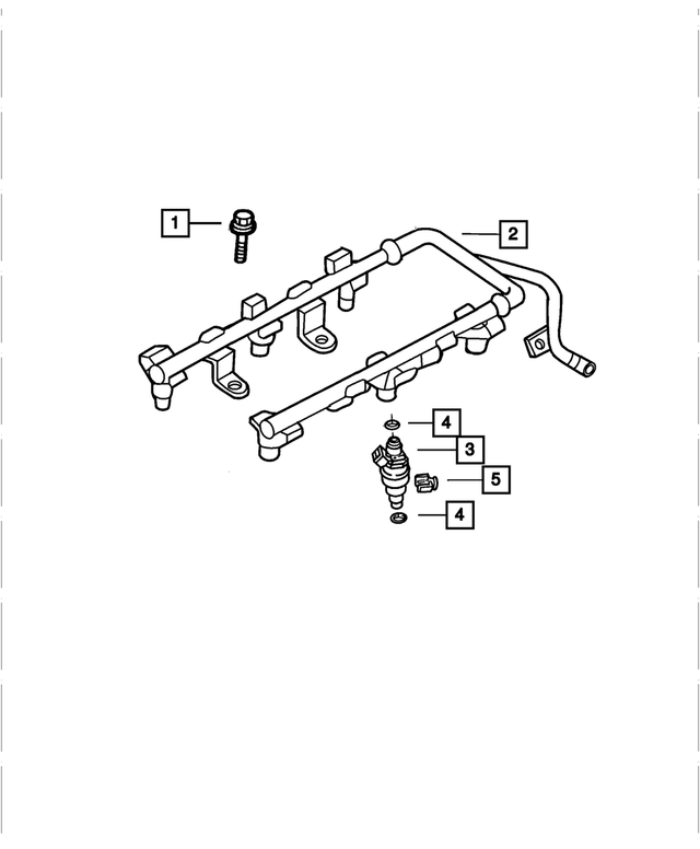 4861584AB - Fuel: Fuel Rail for Mopar Image