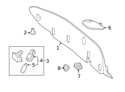 Interior Trim - Trunk for 2021 Mercedes-Benz C63 AMG S #1
