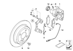 34216763730 - Brakes: Caliper Housing Right for Mini Image