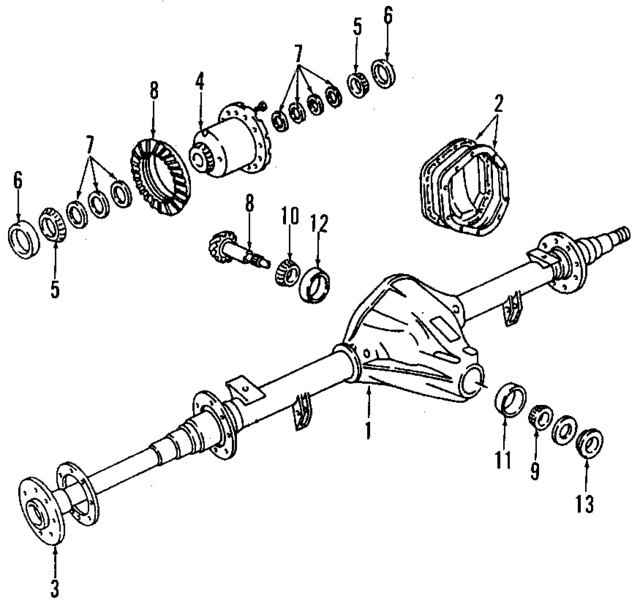 4089284 - Universals &amp; Rear Axle: Axle Shafts for Mopar Image