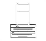 96425023 - Body: Air Bag Label for Chevrolet: Aveo, Aveo5 | Pontiac: G3 Image