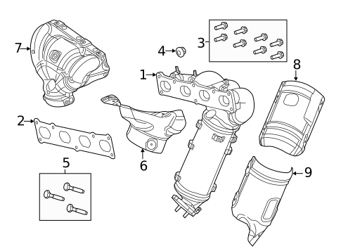Exhaust Manifold for 2016 Chrysler 200 #0