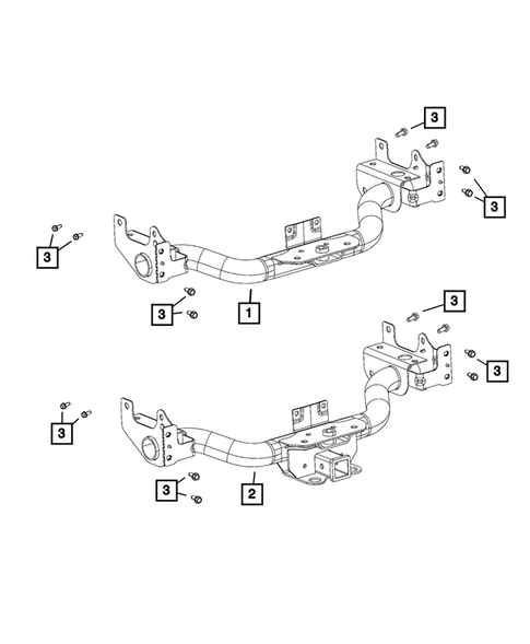 Trailer Tow and Tow Hooks for 2009 Dodge Ram 1500 #0