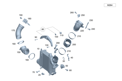 Charge Air Cooling for 2020 Mercedes-Benz GLE350 #0