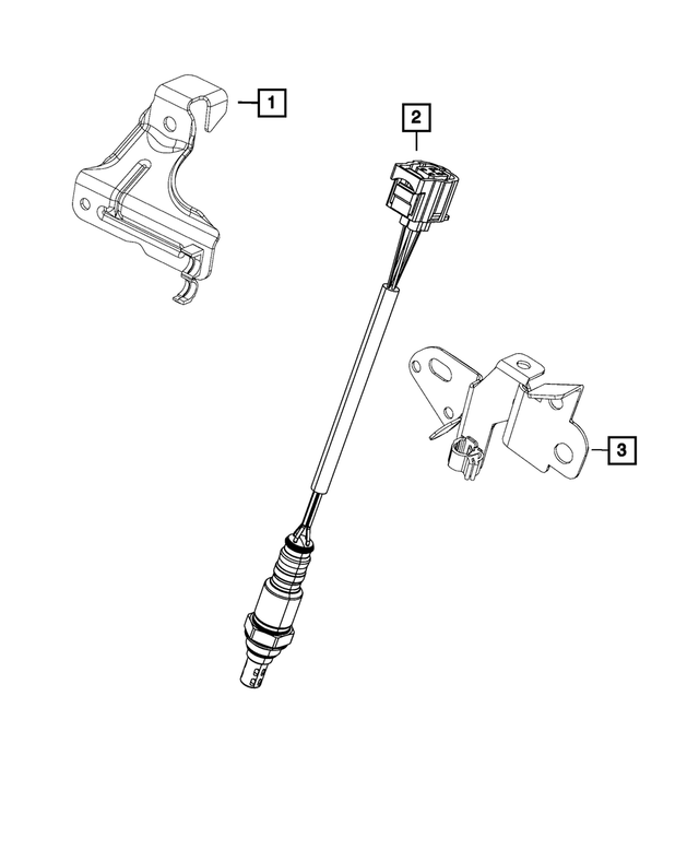 68192830AA - Electrical: Oxygen Sensor Bracket for Mopar Image