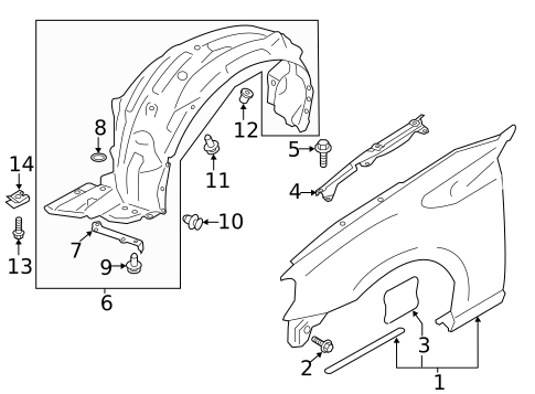 Fender & Components for 2016 Subaru BRZ #0