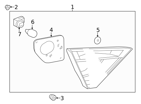 Backup Lamps for 2016 Toyota Camry #0