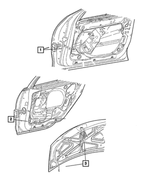 4759723AD - Electrical: Front Door Wiring, Left for Chrysler: 300M, Concorde | Dodge: Intrepid Image