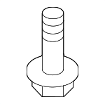 9011906877 - Body: 2006-2018 Toyota - Liner Extension Bolt for Scion: iM, tC | Toyota: Corolla iM, Prius, Prius Plug-In, Prius V, RAV4 Image
