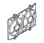 21483JG30A - Cooling System: Fan Shroud for Nissan: Rogue, Rogue Select Image