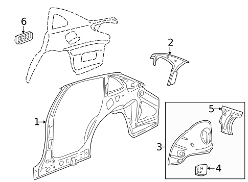 Inner Structure & Rails for 2000 Saturn LS #0