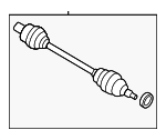 GD702550XA - : Axle Assembly for Mazda: CX-9 Image