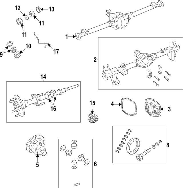 68474058AB - Universals &amp; Rear Axle: Axle for Mopar Image
