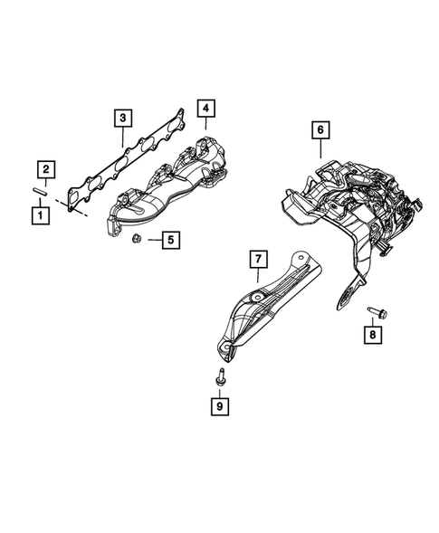 Manifolds and Vacuum Fittings for 2012 Dodge Journey #0