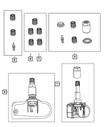 68001743AC - Wheels: Mounting Hardware Kit for Mopar Image