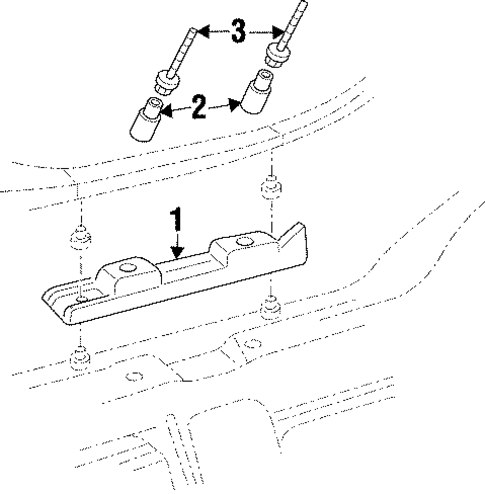 License Lamps for 1995 Ford Crown Victoria #0