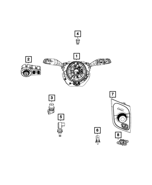 Switches for 2017 Chrysler Pacifica #2