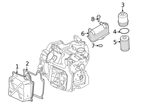 Transaxle Parts for 2011 Volkswagen Jetta #3