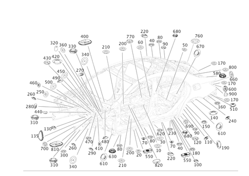 Expansion Plugs, Grommets for 2014 Mercedes-Benz CLA250 #0