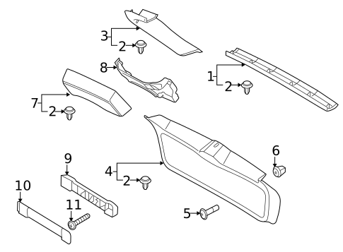 Interior Trim for 2010 Land Rover Range Rover Sport #0
