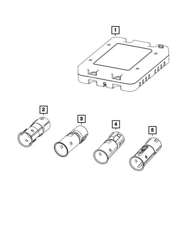 68487354AC - Electrical: Wireless Device Charger for Mopar Image