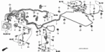 46380SH3000 - Chassis: GROMMET A, BRAKE PIPE for Honda Image